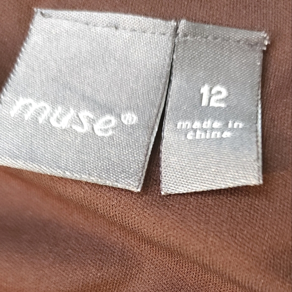 MUSE – Turquoise, multi-color, sleeveless, size 12 - Picture 6 of 7